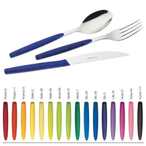 Servizio Set di Posate 24 pezzi in Acciaio Inox Eme Dream Giallo 3 - Foto 1 di 2