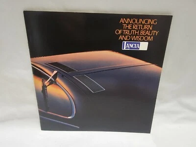 Folleto del catálogo Lancia 1977-1978 - cupé - sedán - como nuevo Foto 1 de 4