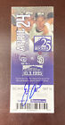 Eric Lauer Signed MLB DEBUT 2018 TICKET STUB 4/24/18 Padres Rockies Brewers