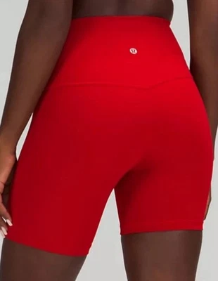 Pantalones Cortos LULULEMON Align HR 4” Rojo Oscuro Talla 12 DKRD Foto 1 de 4