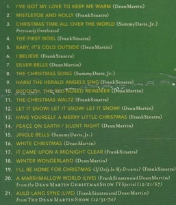 CD: FRANK SINATRA, DEAN MARTIN, SAMMY DAVIS Jr: Christmas w/The Rat Pack (NEW) - Picture 1 of 3