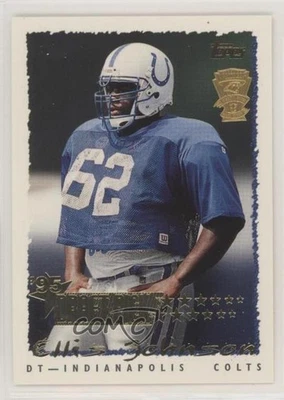 1995 Topps Carolina Panthers Inaugural Season Ellis Johnson #436 Rookie RC - Image 1 of 2