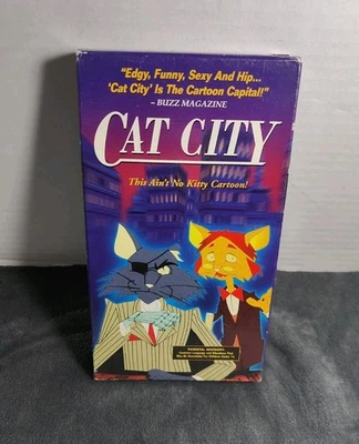 Cat City VHS 1989 Animated Screener Copy  - Image 1 of 4