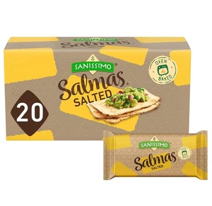 Sanissimo Salmas gesalzen, 20 Packungen mit 3 Crackern, Ofengebackene Maiskracker,...  - Bild 1 von 8