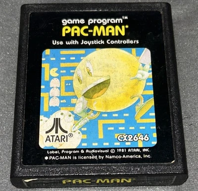 Pac-Man ~Atari 2600~UNTESTED~#J190 - Image 1 of 2