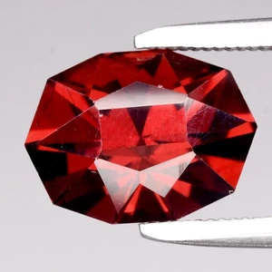 π 3.51ct VS Fancy Brilliant Natural Reddish Orange Garnet - Tanzania Gemstone - Picture 1 of 4