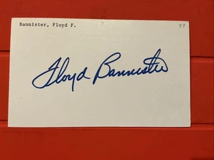 Floyd Bannister🔥🔥MLB Debut: 1977 Houston Astros🔥🔥Autograph🔥🔥 - Picture 1 of 1
