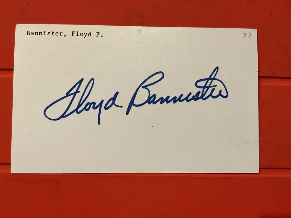 Floyd Bannister🔥🔥MLB Debut: 1977 Houston Astros🔥🔥Autograph🔥🔥 - Image 1 of 1