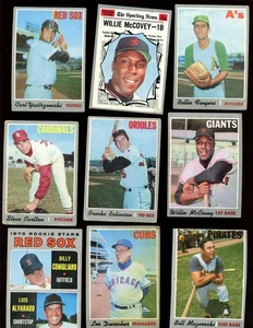 1970 Topps Baseball Card Lot Starter Set 375 Different - Picture 1 of 2