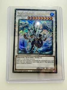Yugioh Trishula Dragon of the Ice Barrier Star Foil 1st Edition HAC1 - NM-M - Picture 1 of 2