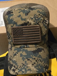 Truckermütze Marine Core Print. Amerikanische Flagge. Verstellbar. - Bild 1 von 8