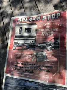 IBC 22" Motorhome Splash Stop Tow Guard 3006155 Car Boat Protection Black NEW - Bild 1 von 12