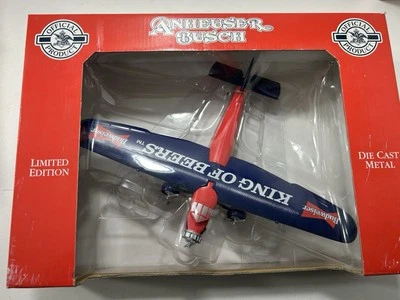 Budweiser Ford Tri Motor Airplane Anheuser Busch Die Cast Metal Liberty Classics - Image 1 of 4