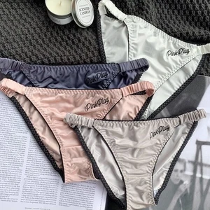 5er Pack Set Sexy Damen Frauen Glatt Satin Höschen Slips Dessous Unterwäsche - Bild 1 von 11