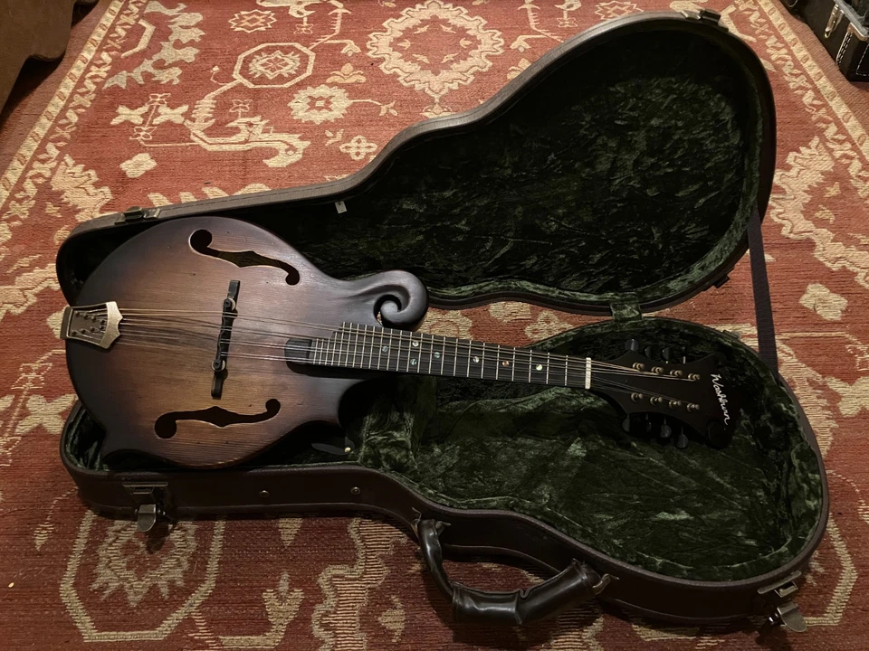 Washburn M108SWK Americana Series Mandolin with OHSC Case AS-IS Needs work - Image 1 of 4