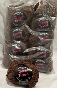 Brauner Baumwoll-Tweed, Farbe 002 von Stacy Charles 10 Stück - Bild 1 von 3