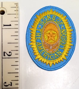 Sons of the American Legion EMBROIDERED PATCH Fast Ship 2 1/2" x 1 7/8" - Picture 1 of 5