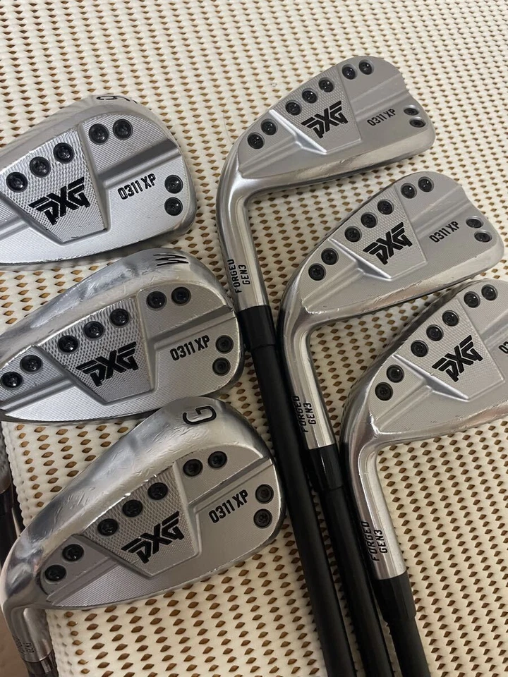 Used Lefty PXG 0311XP GEN3 irons #6-G Diamana i60 R - Image 1 of 4