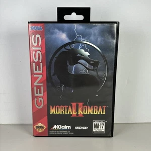 Mortal Kombat II (Sega Genesis) CIB - Tested - Please See Pictures - Picture 1 of 14