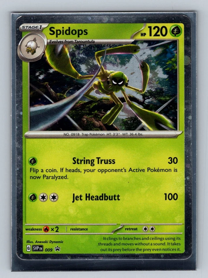 Spidops -,009, Holo, Grass,SV: Scarlet & Violet Promo Cards, NM - Image 1 of 1