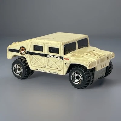 1991 Hot Wheels Police Hummer Anti Drug Unit Beige Diecast Plastic Truck Vehicle - Image 1 of 4