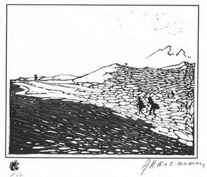 ANDALUSIEN 1915 - Arminius HASEMANN OriginalHolzschnitt Handsigniert ANDALUCIA - Picture 1 of 1