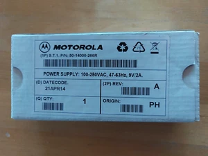 50-14000-266R Motorola Netzteil Power supply 100-240VAC, 47-63Hz 9V, 2A - Bild 1 von 2