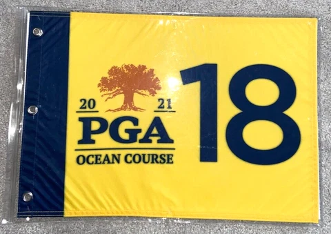 NEW 2021 PGA Championship Golf Pin Flag Kiawah Phil Mickelson Win 2023 LIV Cover