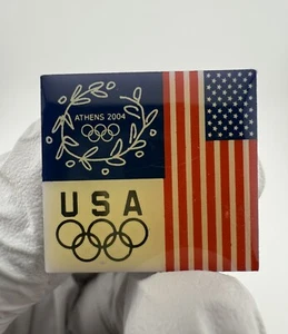 Athens 2004 Team USAOlympic Athlete Sport Rings Pin - Picture 1 of 6