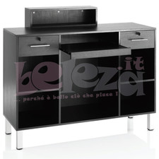 Banco Reception Atrium Compact Consolle - Nero