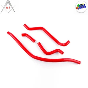 Red For Kawasaki KFX700 KFX 700 V Force 2004-2009 Silicone Radiator Hoses Kit - Picture 1 of 7