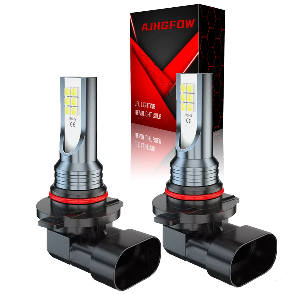 Par de bombillas antiniebla LED H10 9145 9140 blancas 6000K súper brillantes 100W Foto 1 de 4