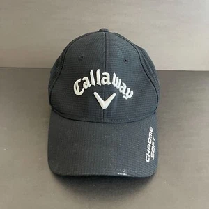 Callaway Black Chrome Soft Odyssey Apex Golf Strapback Hat - Picture 1 of 6