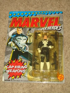 Marvel Super Heroes, The Punisher, Cap Firing Weapons, Toy Biz 1993 - Picture 1 of 2
