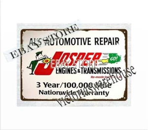 Jasper Motor Getriebe Kfz Reparatur Metall Blechschild Hausbar Ideen - Bild 1 von 4