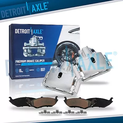 Rear Disc Brake Calipers + Brake Pads for 2004-2009 Dodge Ram 1500 Durango Aspen - Image 1 of 4