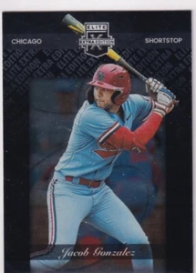 2023 Elite Extra Edition Baseball Retro 2002 #168 Jacob Gonzalez - Picture 1 of 1