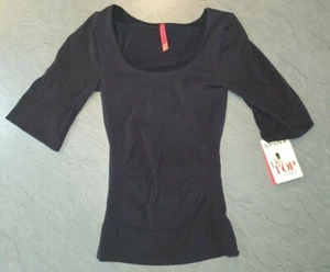 Spanx On Top and in Control Elbow Length Scoop Neck Top, Black UK Size XL - Picture 1 of 2