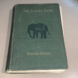 The Jungle Book Rudyard Kipling Century Hardcover Book Antique - Bild 1 von 5