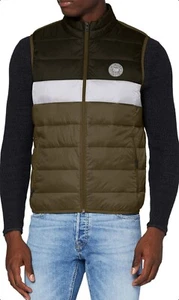 Jack and Jones Gilet Mens Lightweight Body Warmer Padded Sleeveless Jacket 2XL - Picture 1 of 3