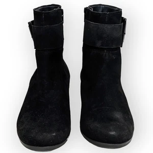 NEW Mephisto Women's Gianina Black Velcalf Suede Premium Boot Size 6 - Picture 1 of 11