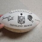 Cleveland Browns 1986 Signature Souvenir Football w/ Kicking Tee MINT
