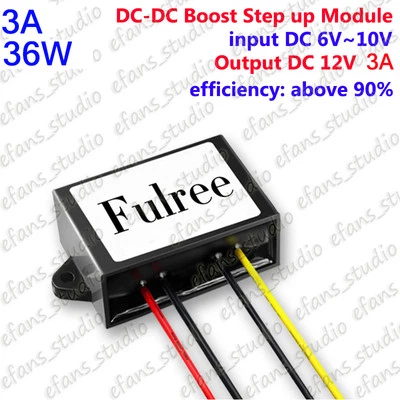 DC-DC 6V~10V 9V Step Up to 12V 36W Converter Boost Voltage Car Power Module - Image 1 of 4