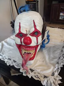 Halloween Mens Womans Snake Tongue Evil Clown Mask Latex 2012 - Picture 1 of 4