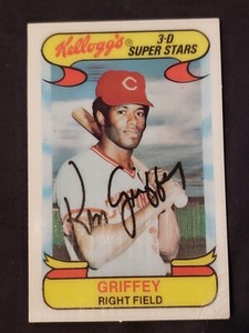 1978 Kellogg's Ken Griffey 3-D Super Stars #4 Reds