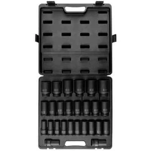 Sunex Tools 4693 3/4" Drive 26 Piece Metric Deep Impact Socket Set - Foto 1 di 1
