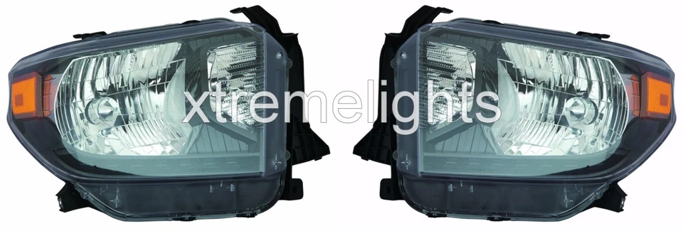 TOYOTA TUNDRA 2014 2015 2016 2017 HEADLIGHTS HEAD LAMPS SET- TRD PRO MODEL Foto 1 de 1