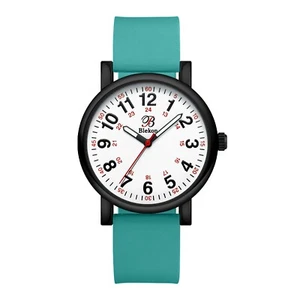 Blekon Nurse Watch for Medical Professionals, Military Time, Silicone Band, 3ATM - Picture 1 of 126