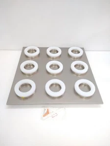 Plafoniera LED Eglo Bressanone 78689 lampada da parete nichel opaco 9 luci 9 x 2,5 Watt - Foto 1 di 6