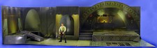 STAR WARS POTF ULTRA RARE JABBA'S PALACE 3-D DISPLAY DIORAMA & EXCLUSIVE HAN.C10